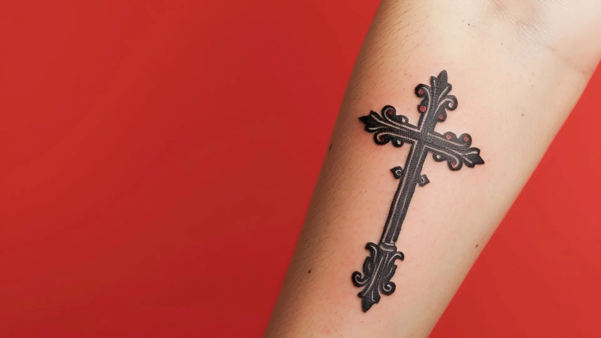 Upside Down Cross Tattoo Meaning